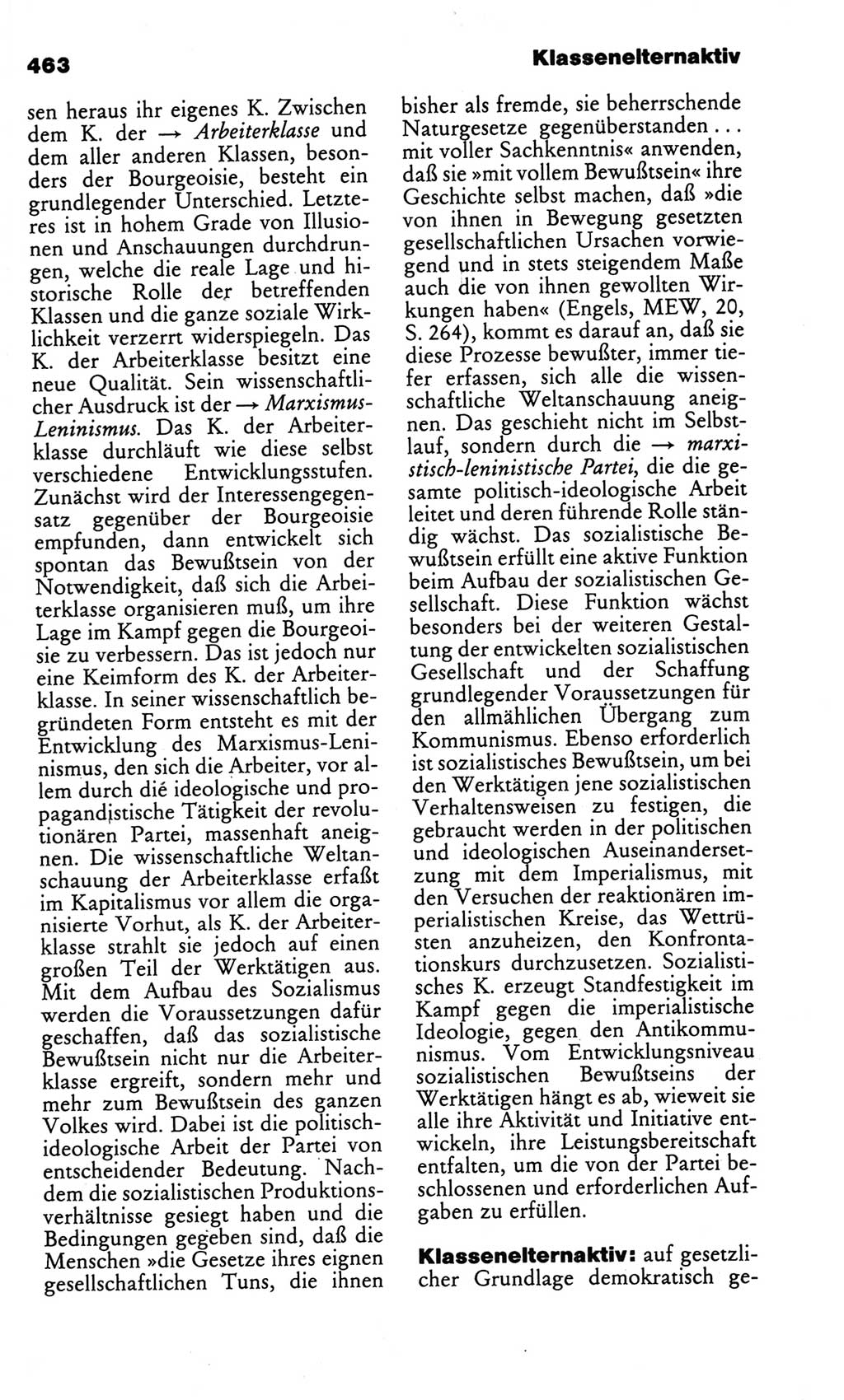 Kleines politisches Wörterbuch [Deutsche Demokratische Republik (DDR)] 1986, Seite 463 (Kl. pol. Wb. DDR 1986, S. 463)