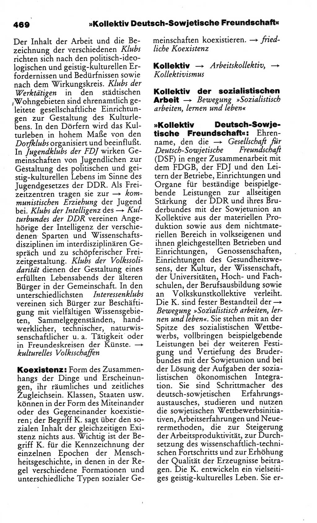 Kleines politisches Wörterbuch [Deutsche Demokratische Republik (DDR)] 1986, Seite 469 (Kl. pol. Wb. DDR 1986, S. 469)