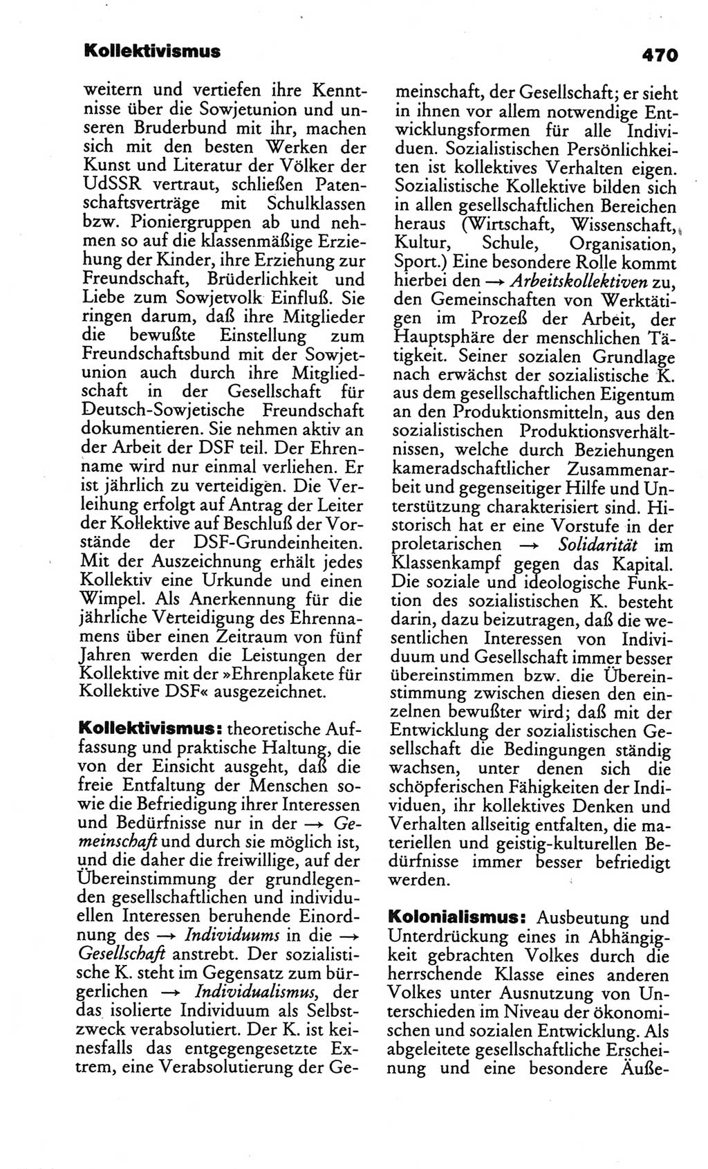 Kleines politisches Wörterbuch [Deutsche Demokratische Republik (DDR)] 1986, Seite 470 (Kl. pol. Wb. DDR 1986, S. 470)