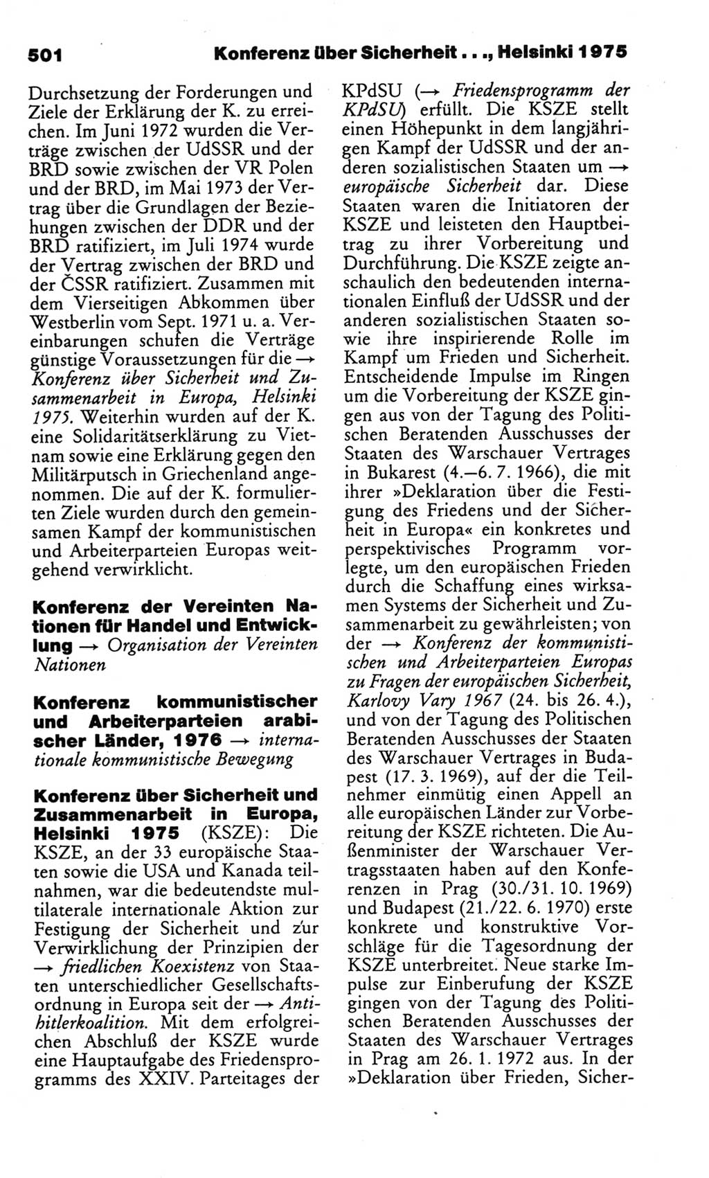 Kleines politisches Wörterbuch [Deutsche Demokratische Republik (DDR)] 1986, Seite 501 (Kl. pol. Wb. DDR 1986, S. 501)