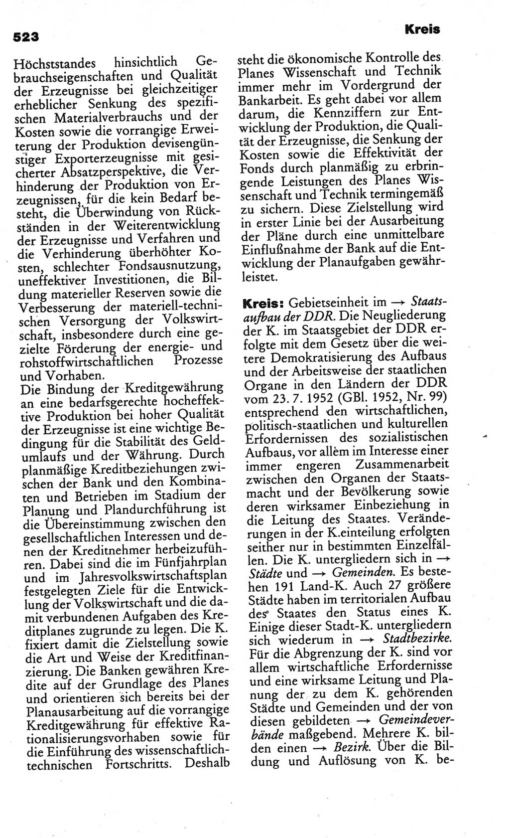 Kleines politisches Wörterbuch [Deutsche Demokratische Republik (DDR)] 1986, Seite 523 (Kl. pol. Wb. DDR 1986, S. 523)