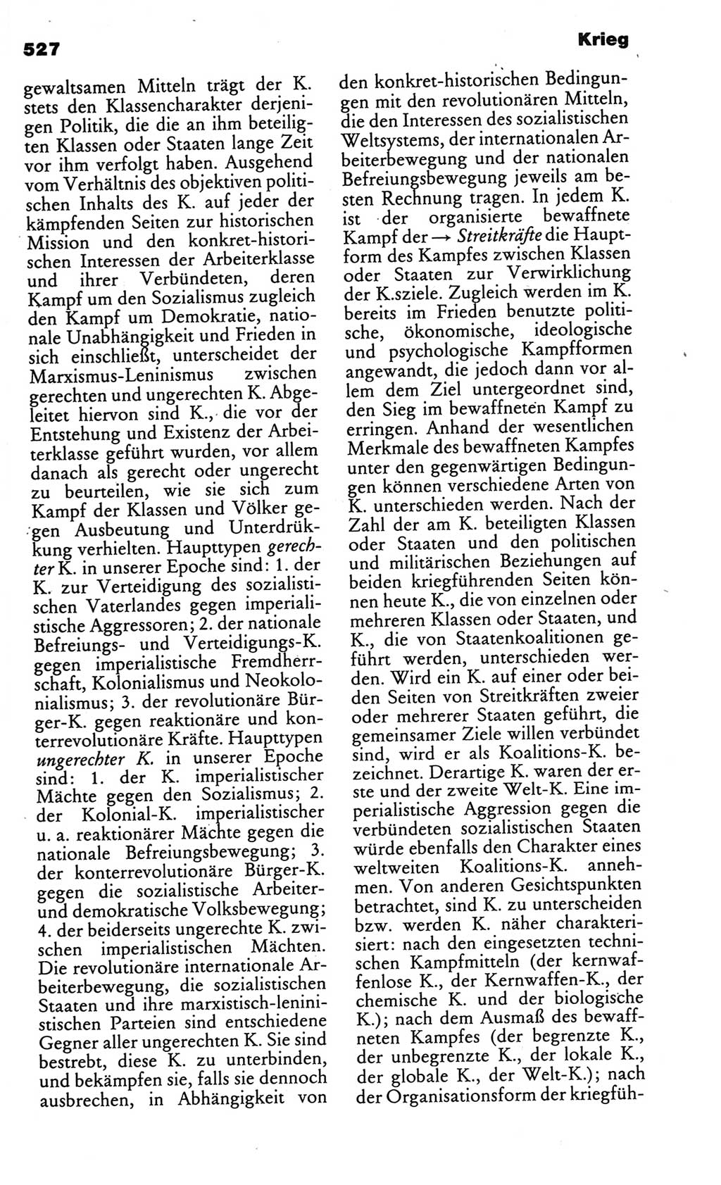 Kleines politisches Wörterbuch [Deutsche Demokratische Republik (DDR)] 1986, Seite 527 (Kl. pol. Wb. DDR 1986, S. 527)