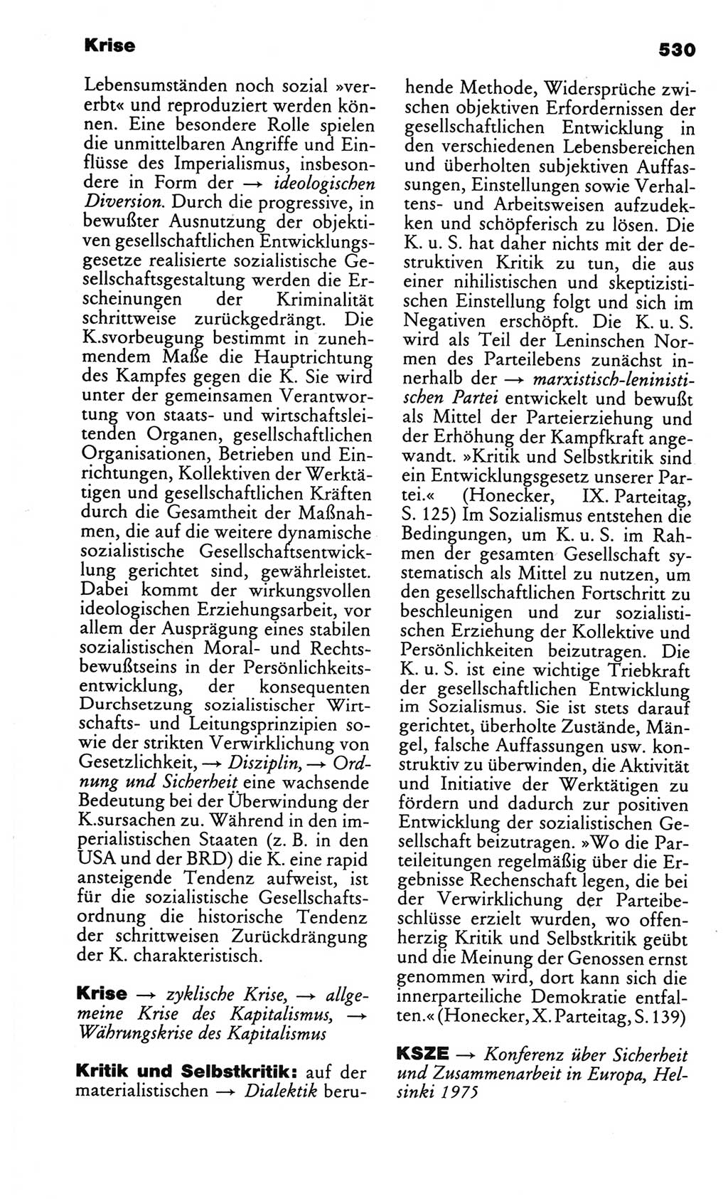 Kleines politisches Wörterbuch [Deutsche Demokratische Republik (DDR)] 1986, Seite 530 (Kl. pol. Wb. DDR 1986, S. 530)