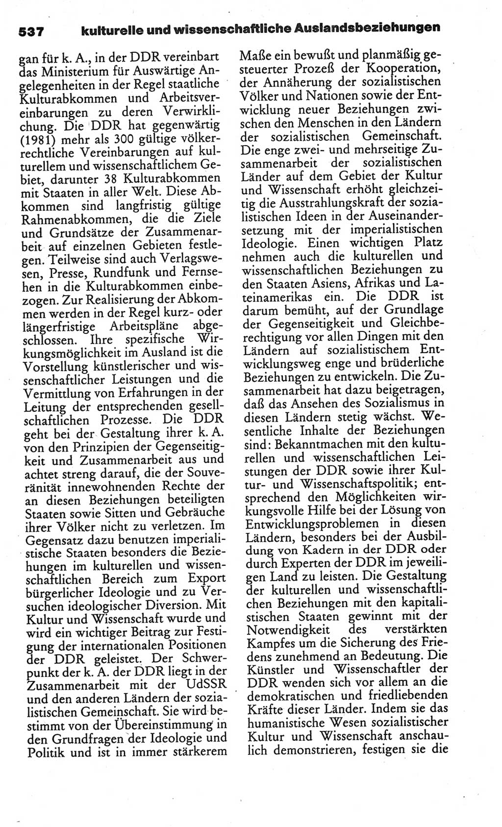 Kleines politisches Wörterbuch [Deutsche Demokratische Republik (DDR)] 1986, Seite 537 (Kl. pol. Wb. DDR 1986, S. 537)
