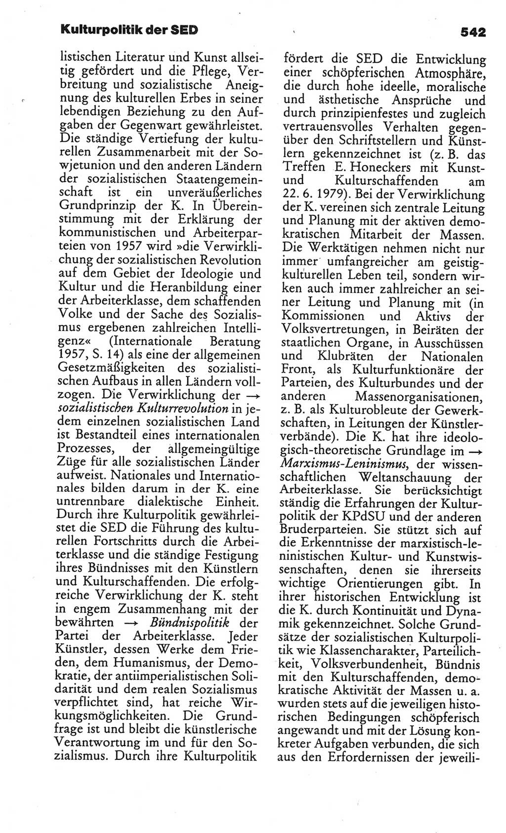 Kleines politisches Wörterbuch [Deutsche Demokratische Republik (DDR)] 1986, Seite 542 (Kl. pol. Wb. DDR 1986, S. 542)