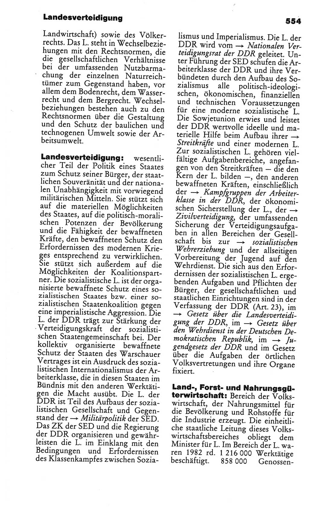 Kleines politisches Wörterbuch [Deutsche Demokratische Republik (DDR)] 1986, Seite 554 (Kl. pol. Wb. DDR 1986, S. 554)