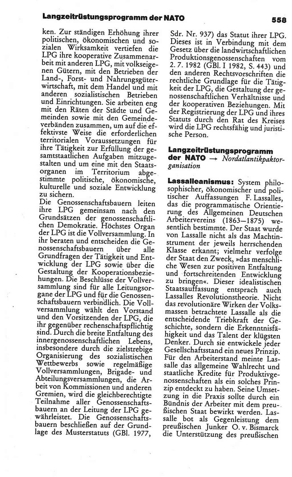 Kleines politisches Wörterbuch [Deutsche Demokratische Republik (DDR)] 1986, Seite 558 (Kl. pol. Wb. DDR 1986, S. 558)