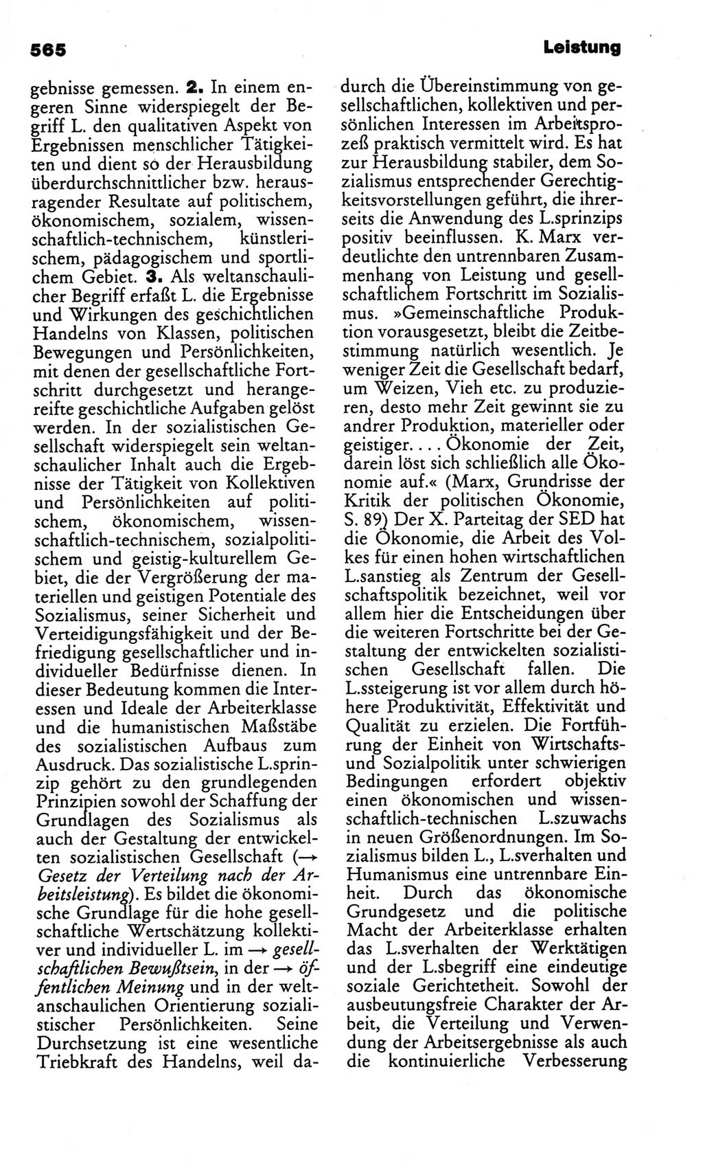 Kleines politisches Wörterbuch [Deutsche Demokratische Republik (DDR)] 1986, Seite 565 (Kl. pol. Wb. DDR 1986, S. 565)