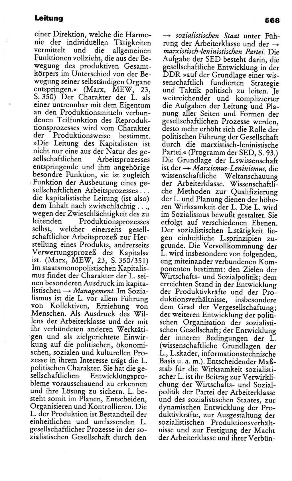 Kleines politisches Wörterbuch [Deutsche Demokratische Republik (DDR)] 1986, Seite 568 (Kl. pol. Wb. DDR 1986, S. 568)