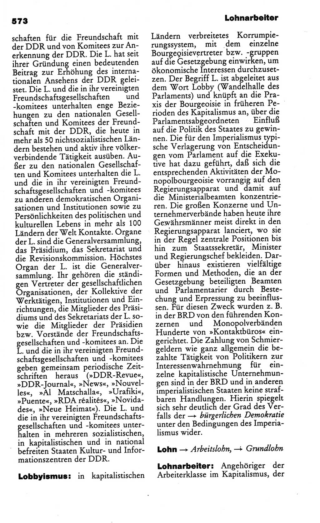 Kleines politisches Wörterbuch [Deutsche Demokratische Republik (DDR)] 1986, Seite 573 (Kl. pol. Wb. DDR 1986, S. 573)