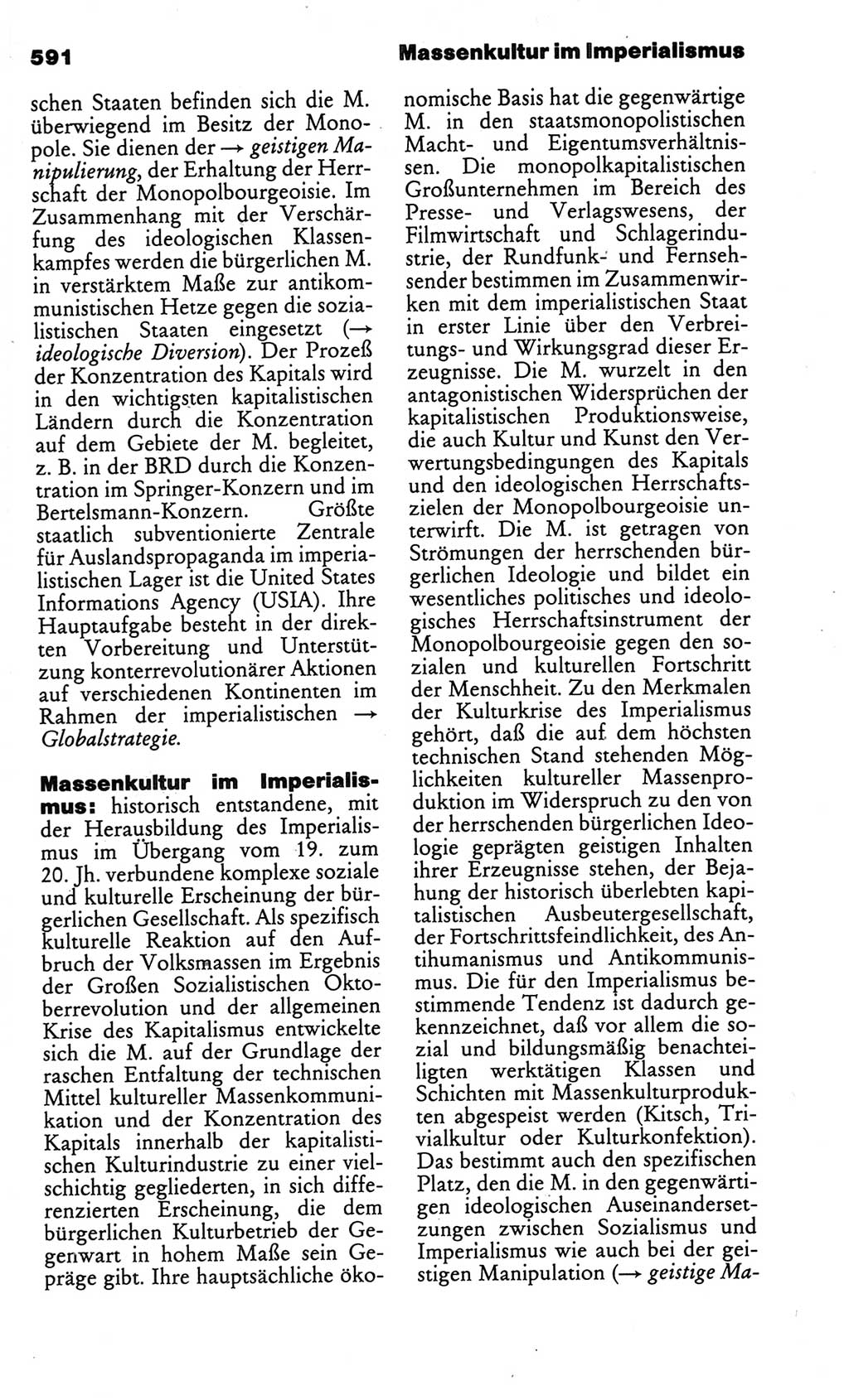 Kleines politisches Wörterbuch [Deutsche Demokratische Republik (DDR)] 1986, Seite 591 (Kl. pol. Wb. DDR 1986, S. 591)