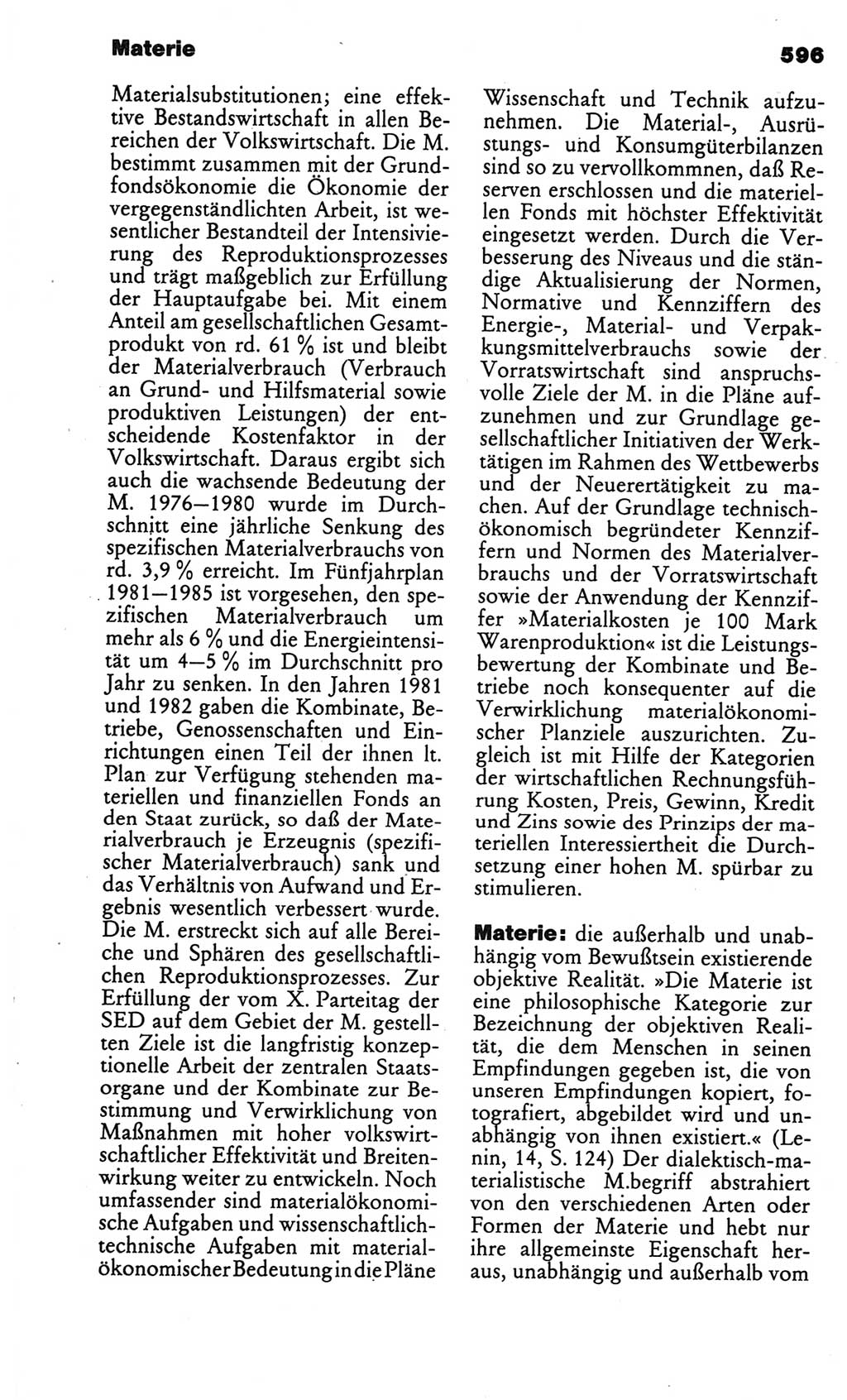 Kleines politisches Wörterbuch [Deutsche Demokratische Republik (DDR)] 1986, Seite 596 (Kl. pol. Wb. DDR 1986, S. 596)