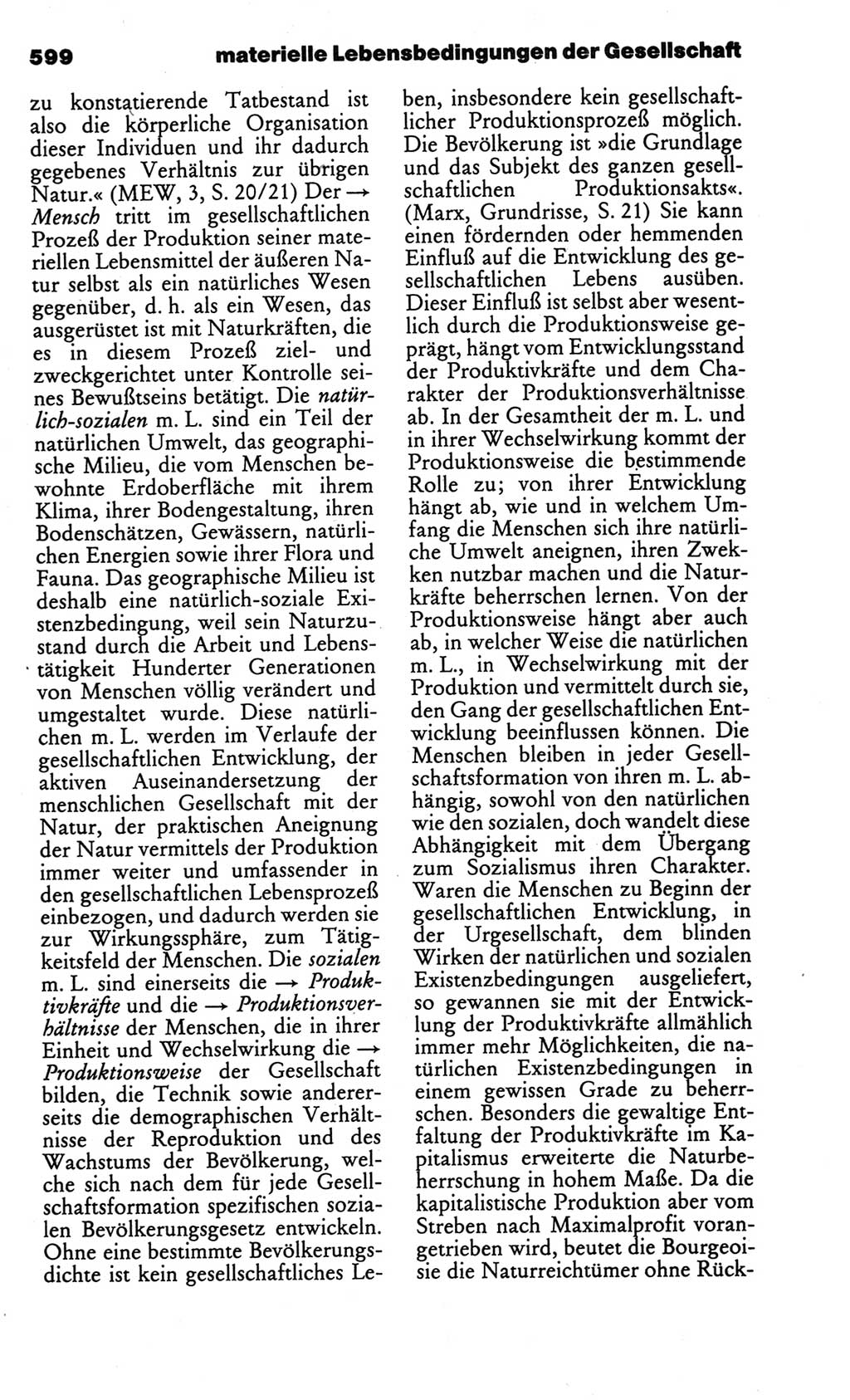 Kleines politisches Wörterbuch [Deutsche Demokratische Republik (DDR)] 1986, Seite 599 (Kl. pol. Wb. DDR 1986, S. 599)