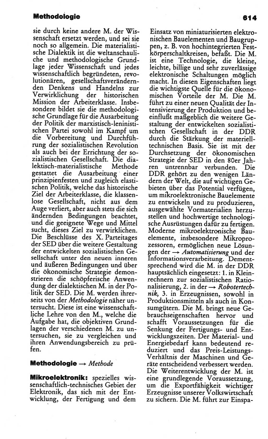 Kleines politisches Wörterbuch [Deutsche Demokratische Republik (DDR)] 1986, Seite 614 (Kl. pol. Wb. DDR 1986, S. 614)