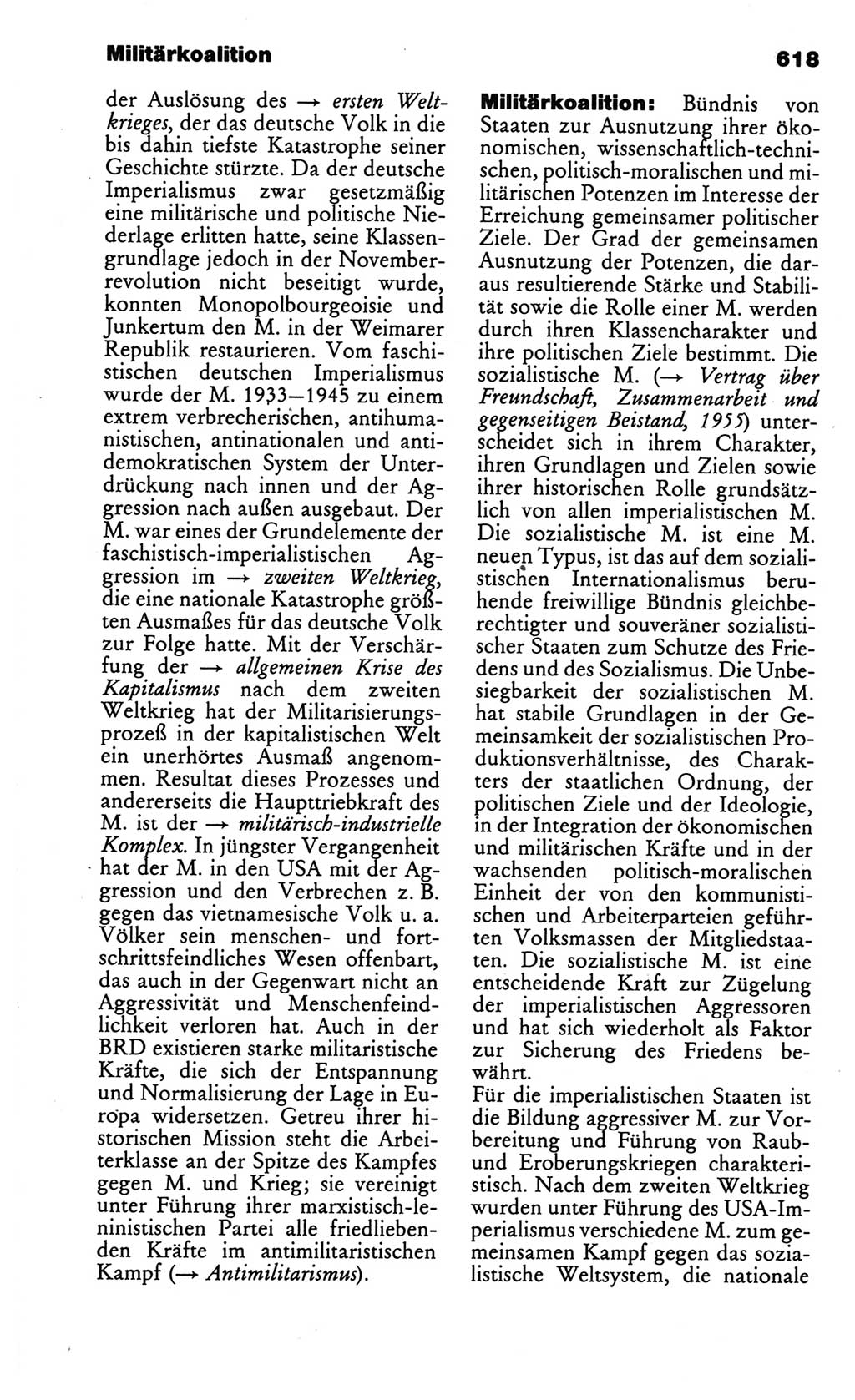 Kleines politisches Wörterbuch [Deutsche Demokratische Republik (DDR)] 1986, Seite 618 (Kl. pol. Wb. DDR 1986, S. 618)