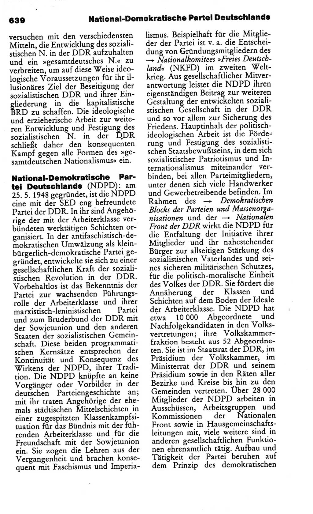 Kleines politisches Wörterbuch [Deutsche Demokratische Republik (DDR)] 1986, Seite 639 (Kl. pol. Wb. DDR 1986, S. 639)