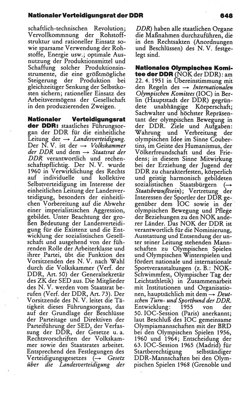 Kleines politisches Wörterbuch [Deutsche Demokratische Republik (DDR)] 1986, Seite 648 (Kl. pol. Wb. DDR 1986, S. 648)