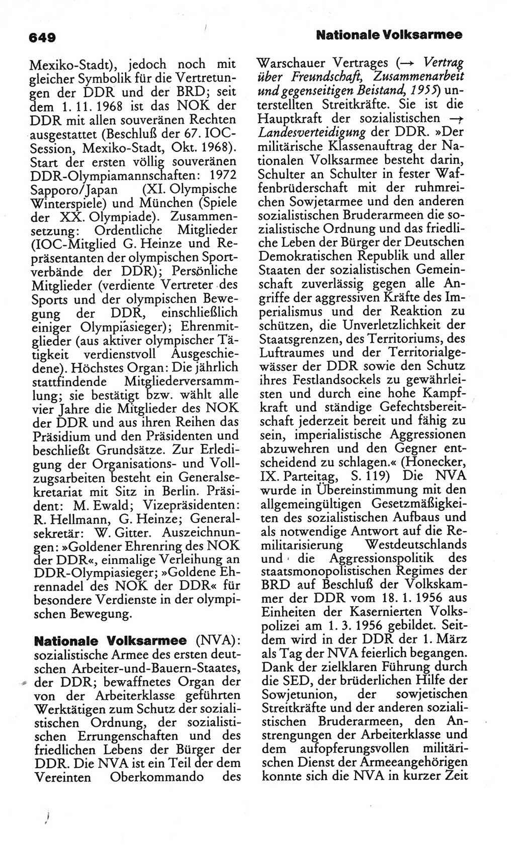 Kleines politisches Wörterbuch [Deutsche Demokratische Republik (DDR)] 1986, Seite 649 (Kl. pol. Wb. DDR 1986, S. 649)