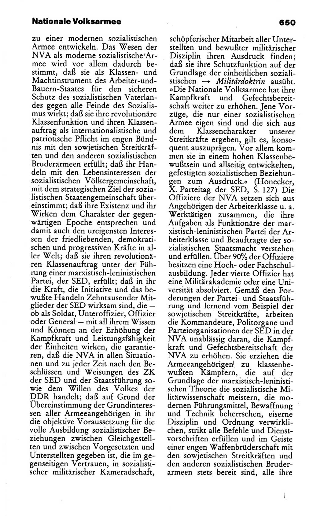 Kleines politisches Wörterbuch [Deutsche Demokratische Republik (DDR)] 1986, Seite 650 (Kl. pol. Wb. DDR 1986, S. 650)