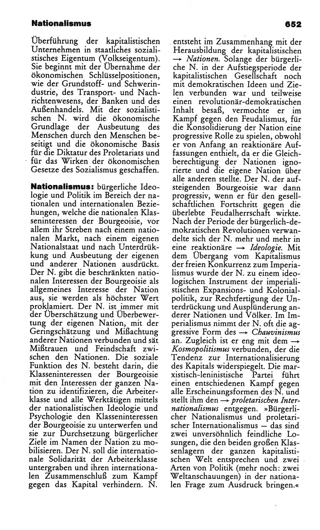 Kleines politisches Wörterbuch [Deutsche Demokratische Republik (DDR)] 1986, Seite 652 (Kl. pol. Wb. DDR 1986, S. 652)