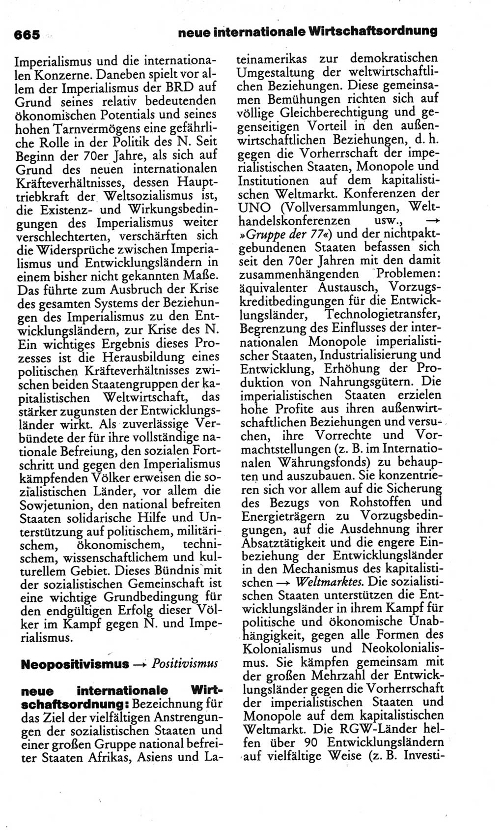 Kleines politisches Wörterbuch [Deutsche Demokratische Republik (DDR)] 1986, Seite 665 (Kl. pol. Wb. DDR 1986, S. 665)
