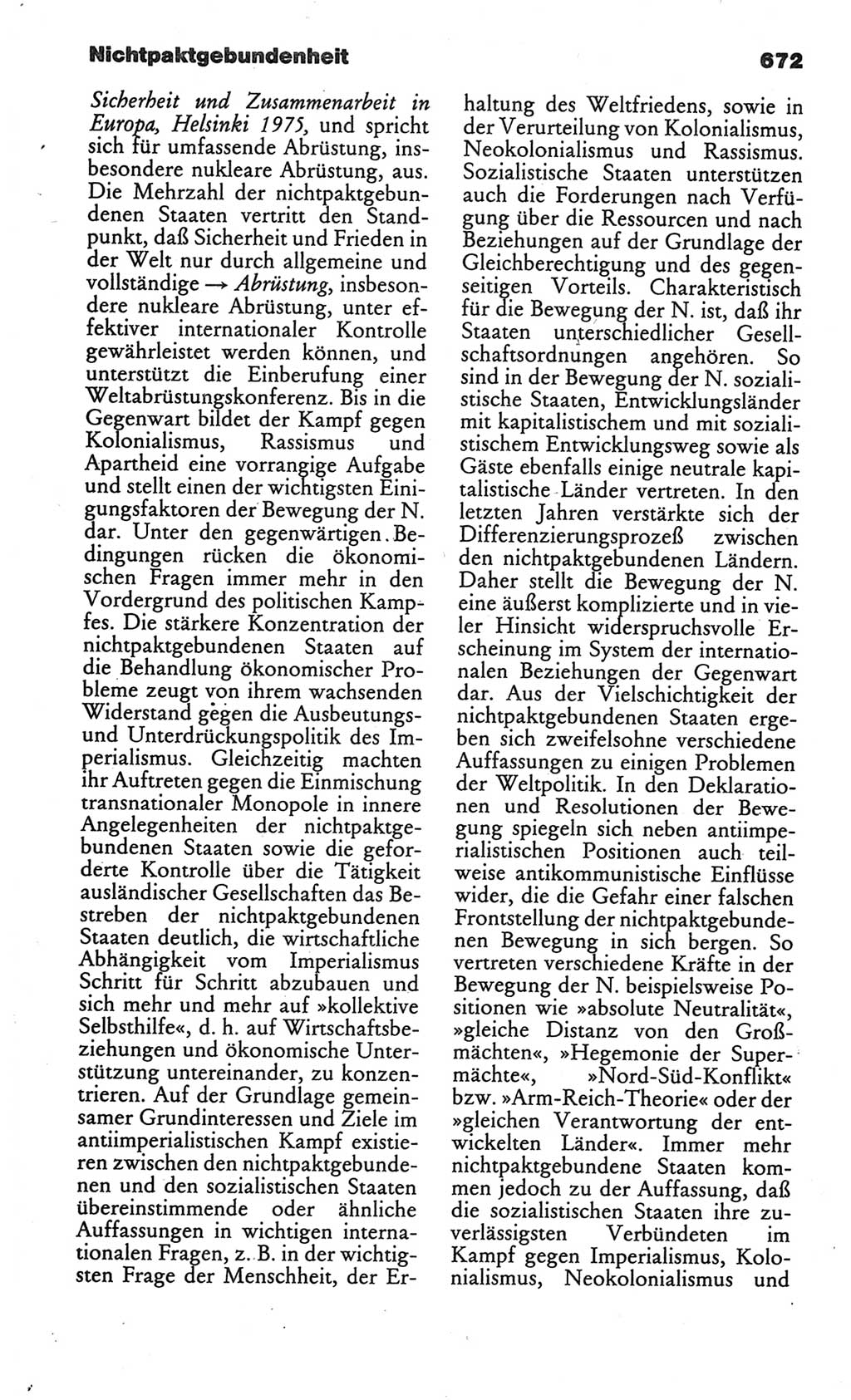 Kleines politisches Wörterbuch [Deutsche Demokratische Republik (DDR)] 1986, Seite 672 (Kl. pol. Wb. DDR 1986, S. 672)