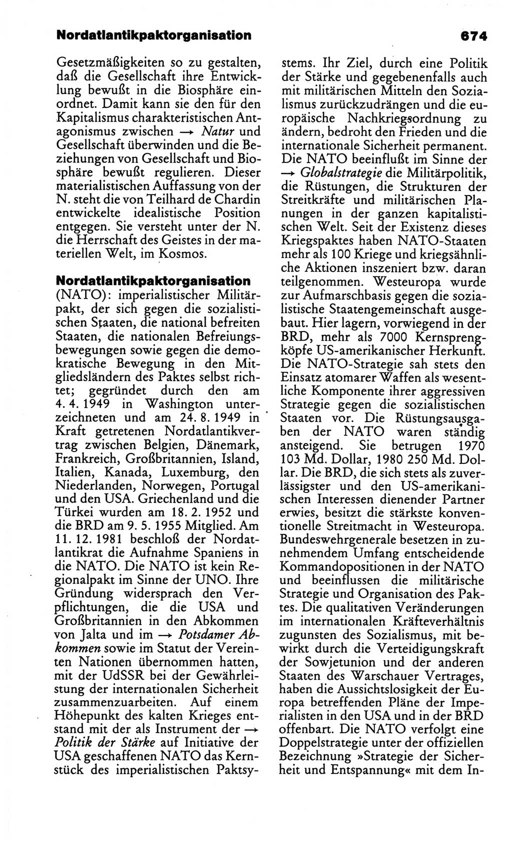Kleines politisches Wörterbuch [Deutsche Demokratische Republik (DDR)] 1986, Seite 674 (Kl. pol. Wb. DDR 1986, S. 674)