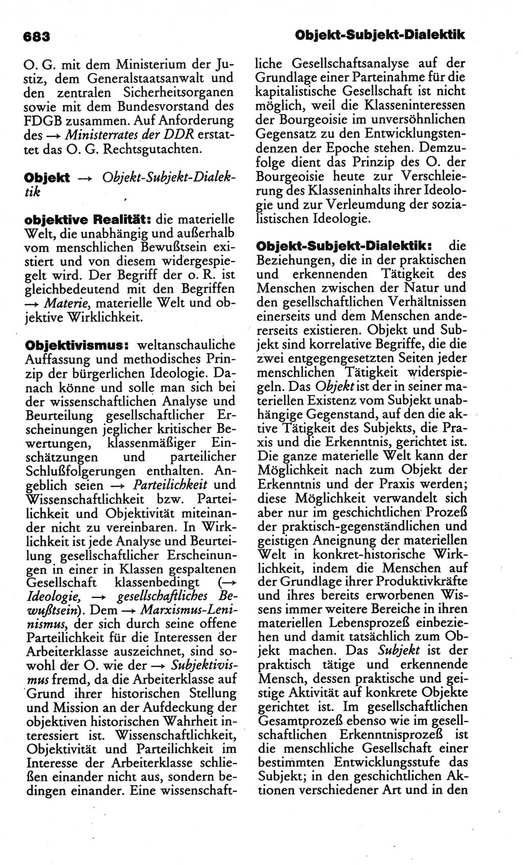 Kleines politisches Wörterbuch [Deutsche Demokratische Republik (DDR)] 1986, Seite 683 (Kl. pol. Wb. DDR 1986, S. 683)
