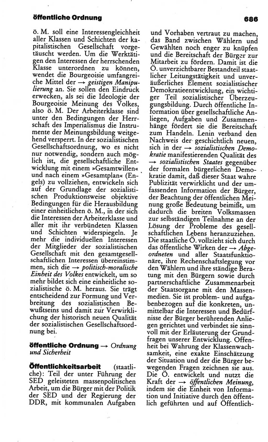 Kleines politisches Wörterbuch [Deutsche Demokratische Republik (DDR)] 1986, Seite 686 (Kl. pol. Wb. DDR 1986, S. 686)