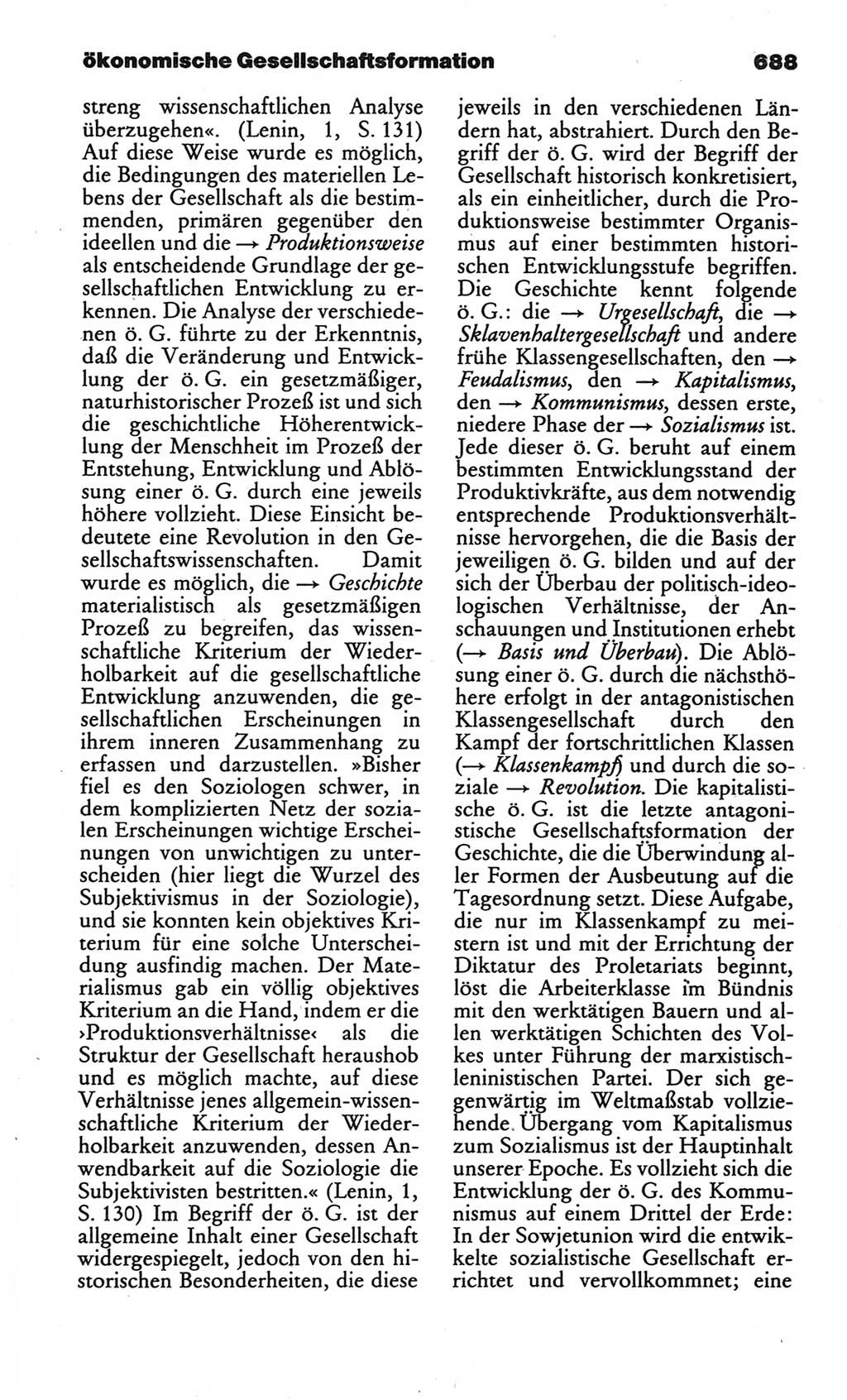 Kleines politisches Wörterbuch [Deutsche Demokratische Republik (DDR)] 1986, Seite 688 (Kl. pol. Wb. DDR 1986, S. 688)