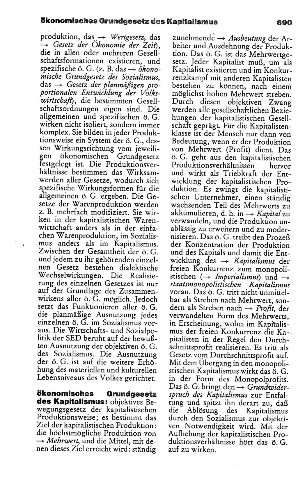 Kleines politisches Wörterbuch [Deutsche Demokratische Republik (DDR)] 1986, Seite 690 (Kl. pol. Wb. DDR 1986, S. 690)