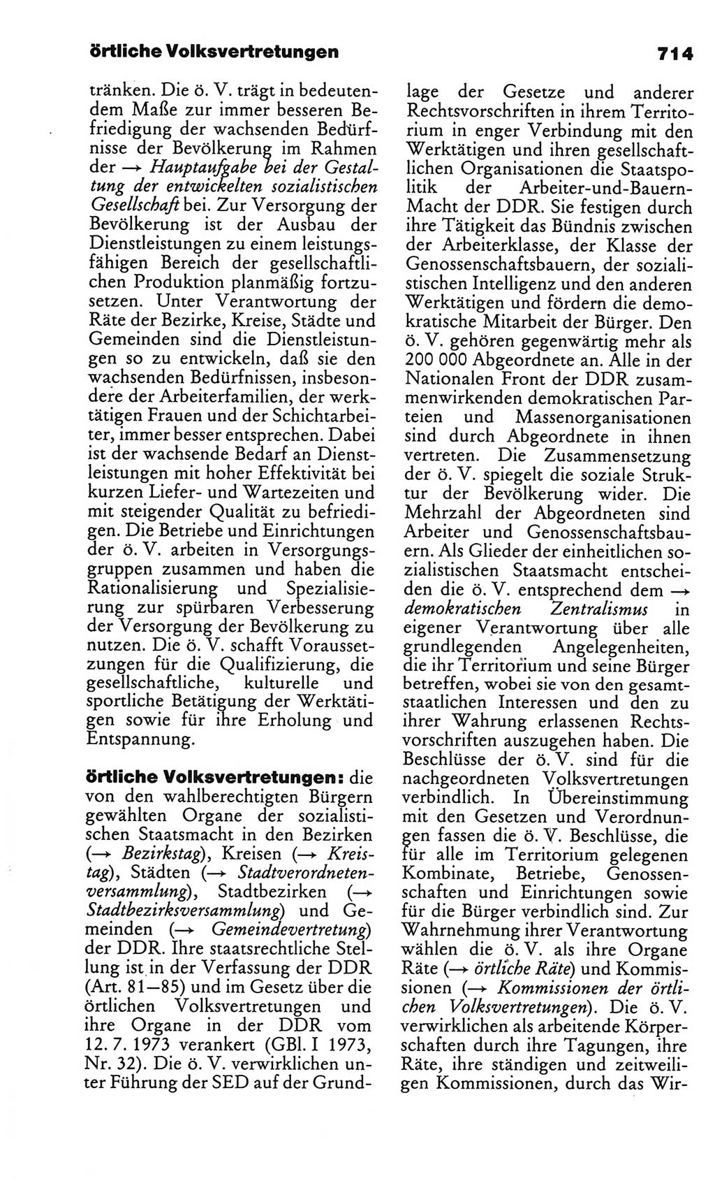 Kleines politisches Wörterbuch [Deutsche Demokratische Republik (DDR)] 1986, Seite 714 (Kl. pol. Wb. DDR 1986, S. 714)