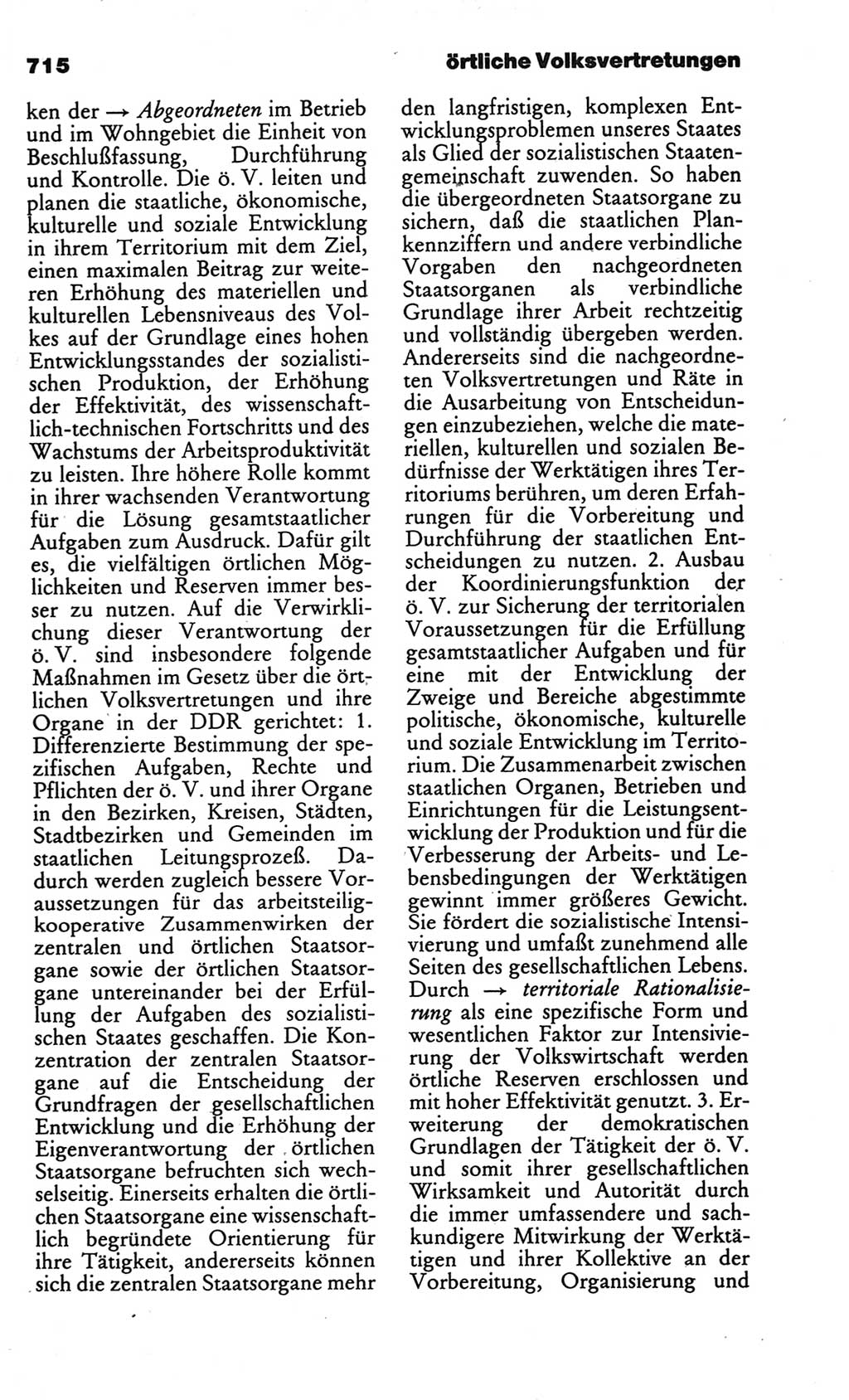 Kleines politisches Wörterbuch [Deutsche Demokratische Republik (DDR)] 1986, Seite 715 (Kl. pol. Wb. DDR 1986, S. 715)