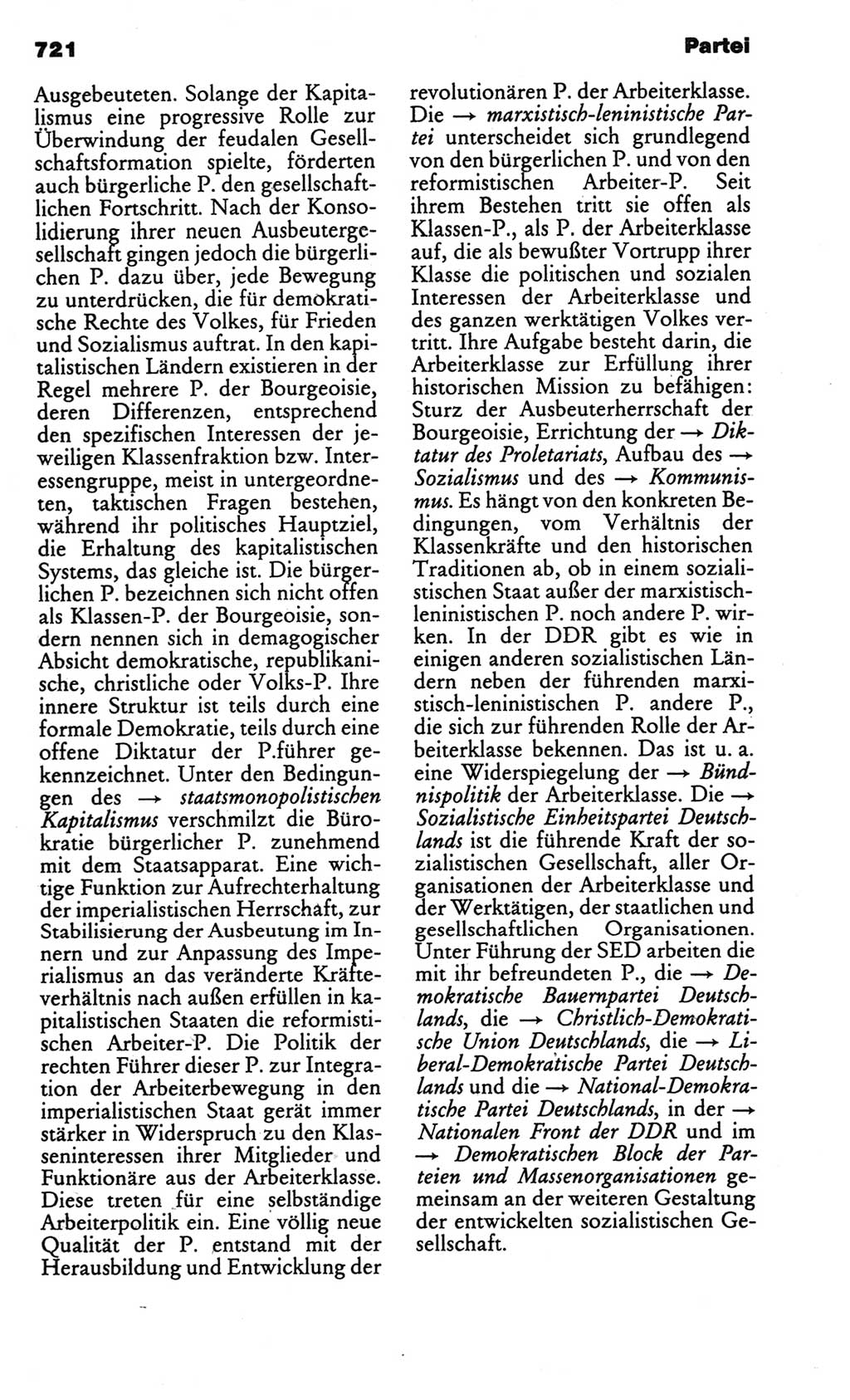 Kleines politisches Wörterbuch [Deutsche Demokratische Republik (DDR)] 1986, Seite 721 (Kl. pol. Wb. DDR 1986, S. 721)