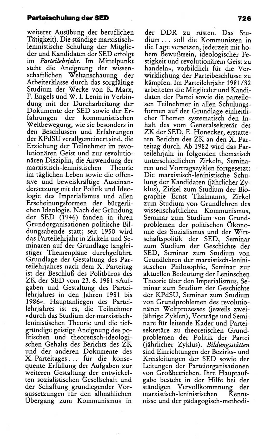 Kleines politisches Wörterbuch [Deutsche Demokratische Republik (DDR)] 1986, Seite 726 (Kl. pol. Wb. DDR 1986, S. 726)