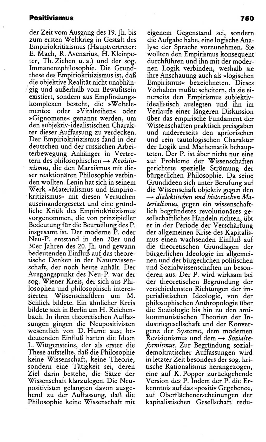 Kleines politisches Wörterbuch [Deutsche Demokratische Republik (DDR)] 1986, Seite 750 (Kl. pol. Wb. DDR 1986, S. 750)