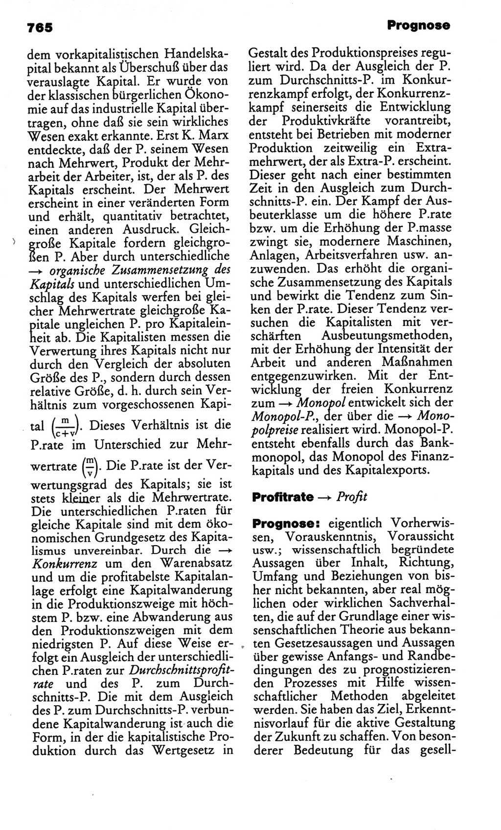 Kleines politisches Wörterbuch [Deutsche Demokratische Republik (DDR)] 1986, Seite 765 (Kl. pol. Wb. DDR 1986, S. 765)