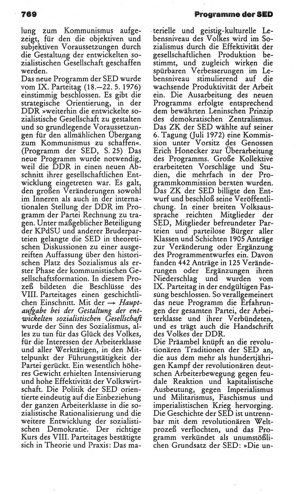 Kleines politisches Wörterbuch [Deutsche Demokratische Republik (DDR)] 1986, Seite 769 (Kl. pol. Wb. DDR 1986, S. 769)