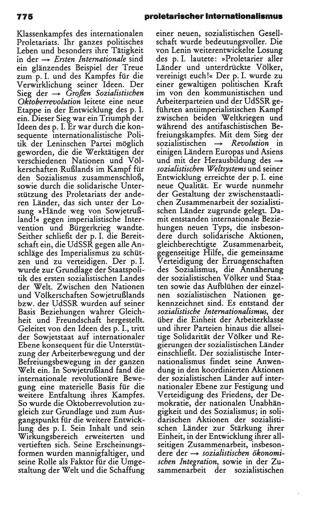 Kleines politisches Wörterbuch [Deutsche Demokratische Republik (DDR)] 1986, Seite 775 (Kl. pol. Wb. DDR 1986, S. 775)