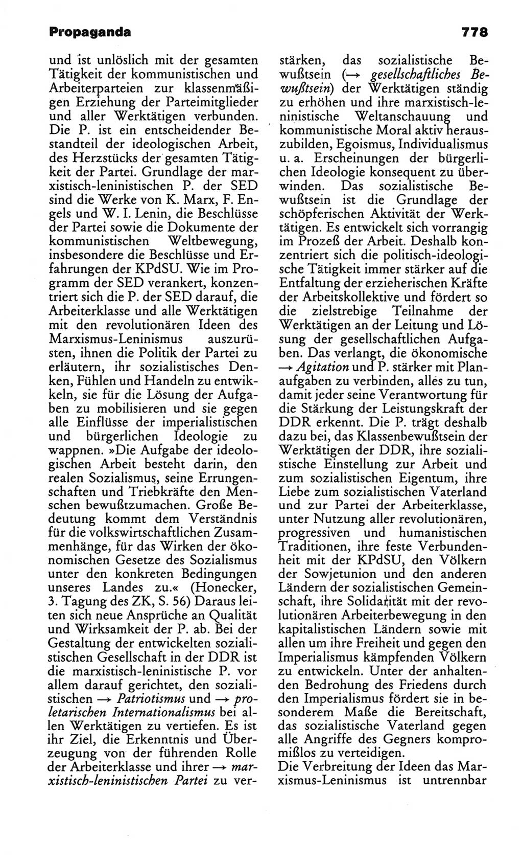 Kleines politisches Wörterbuch [Deutsche Demokratische Republik (DDR)] 1986, Seite 778 (Kl. pol. Wb. DDR 1986, S. 778)