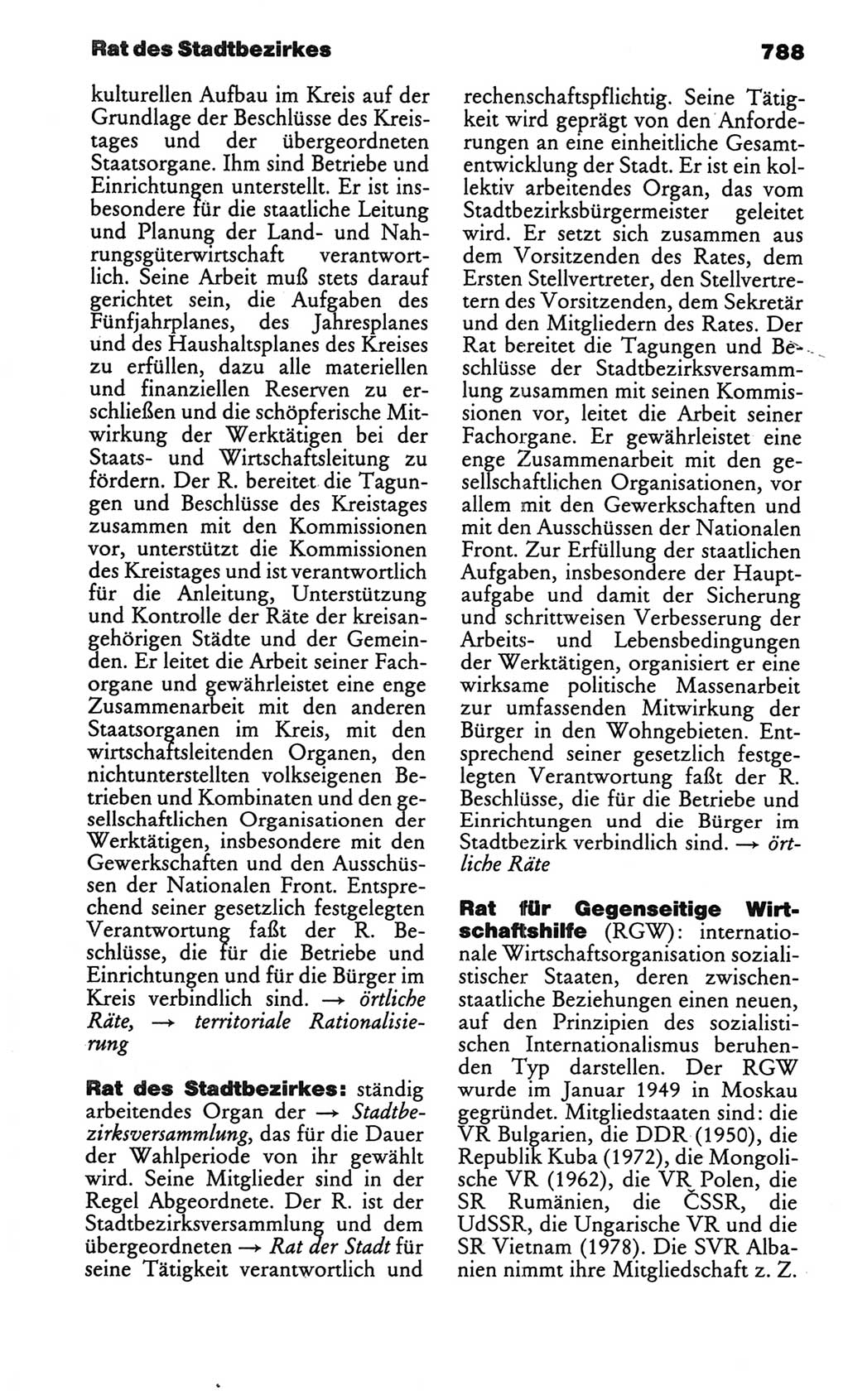 Kleines politisches Wörterbuch [Deutsche Demokratische Republik (DDR)] 1986, Seite 788 (Kl. pol. Wb. DDR 1986, S. 788)