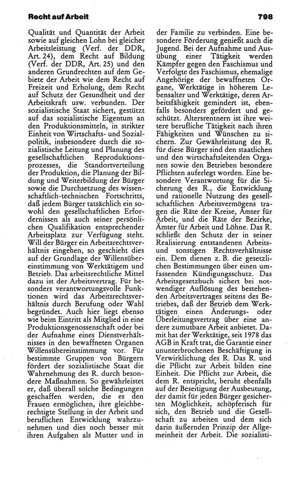 Kleines politisches Wörterbuch [Deutsche Demokratische Republik (DDR)] 1986, Seite 798 (Kl. pol. Wb. DDR 1986, S. 798)