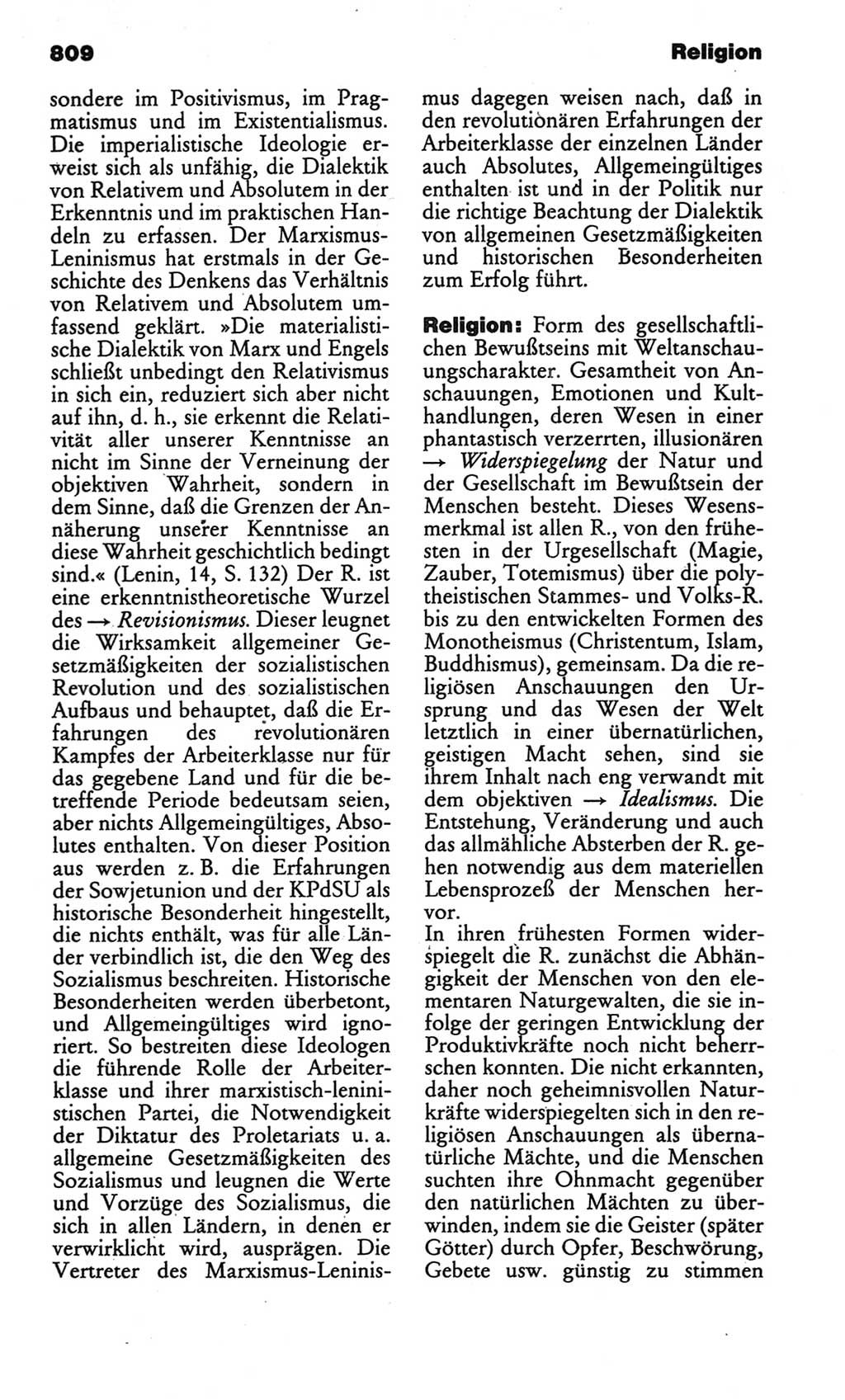 Kleines politisches Wörterbuch [Deutsche Demokratische Republik (DDR)] 1986, Seite 809 (Kl. pol. Wb. DDR 1986, S. 809)