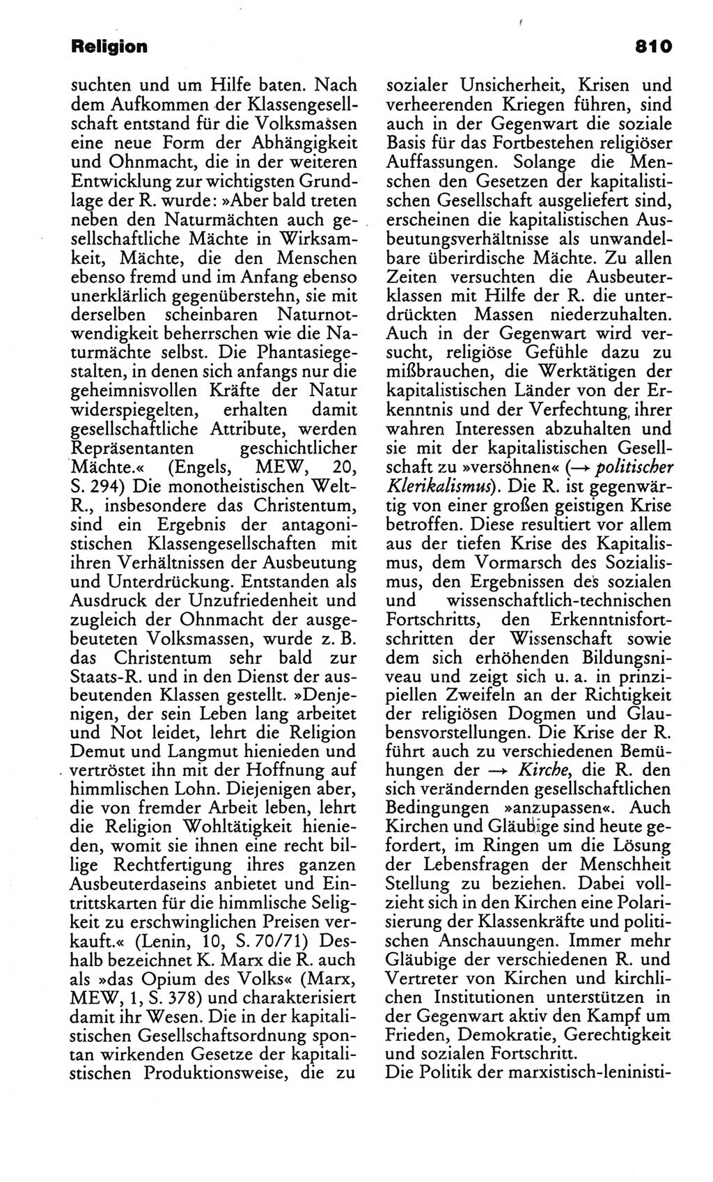 Kleines politisches Wörterbuch [Deutsche Demokratische Republik (DDR)] 1986, Seite 810 (Kl. pol. Wb. DDR 1986, S. 810)
