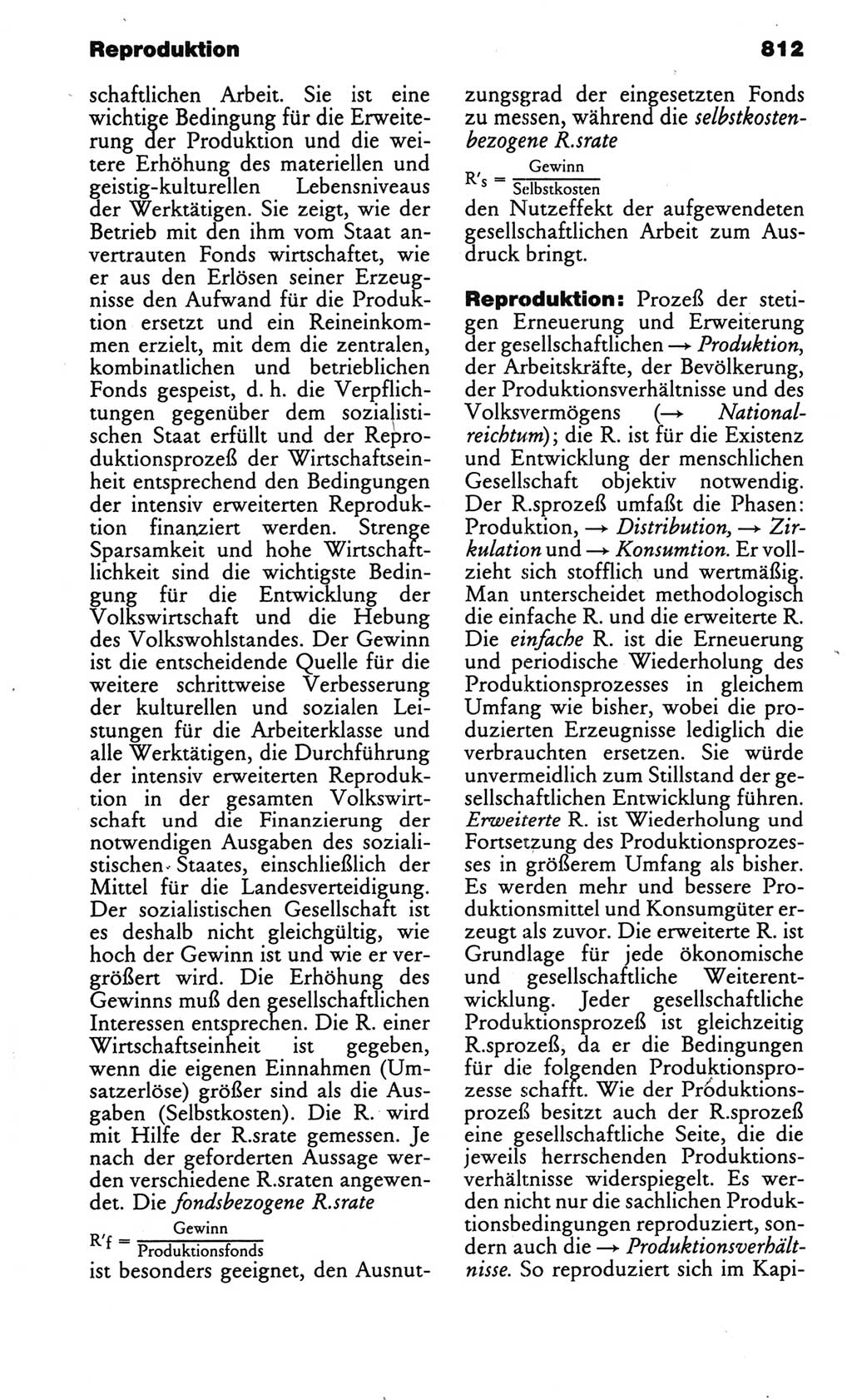 Kleines politisches Wörterbuch [Deutsche Demokratische Republik (DDR)] 1986, Seite 812 (Kl. pol. Wb. DDR 1986, S. 812)