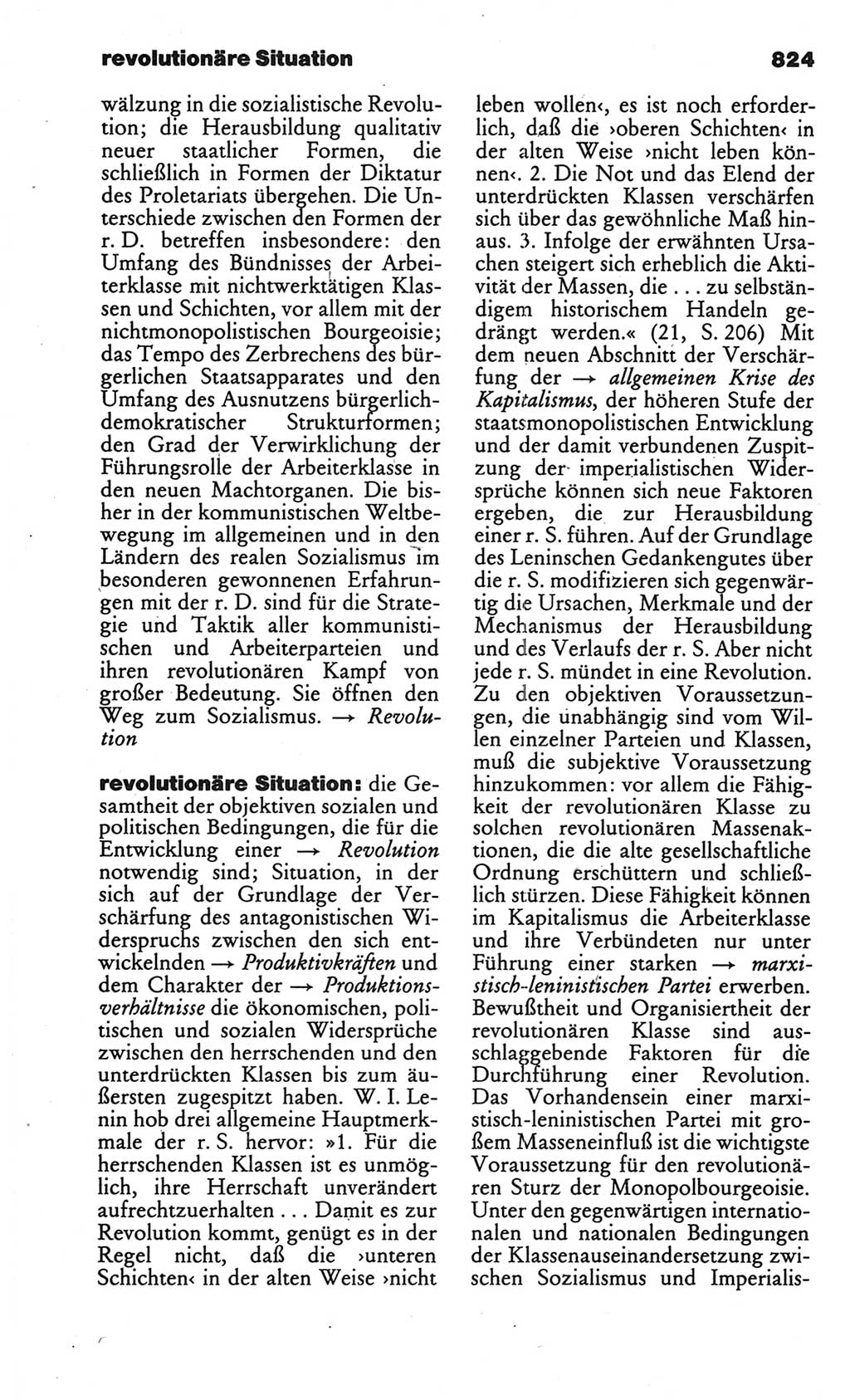 Kleines politisches Wörterbuch [Deutsche Demokratische Republik (DDR)] 1986, Seite 824 (Kl. pol. Wb. DDR 1986, S. 824)