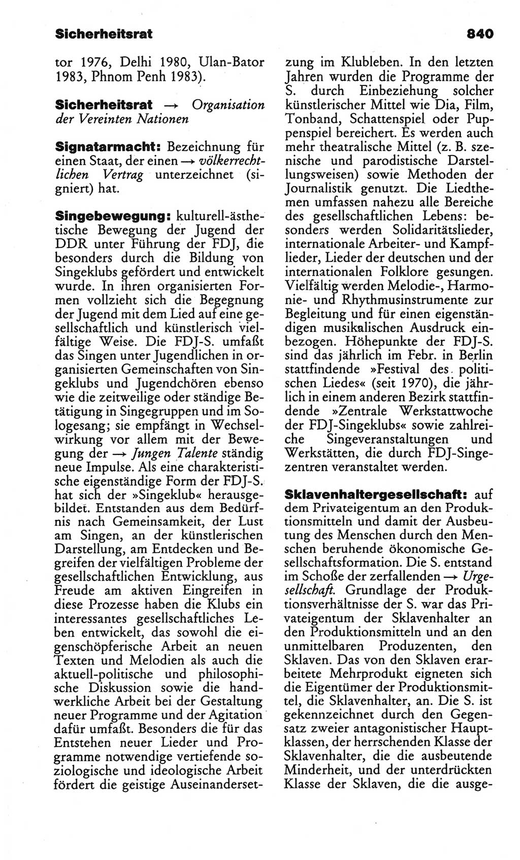Kleines politisches Wörterbuch [Deutsche Demokratische Republik (DDR)] 1986, Seite 840 (Kl. pol. Wb. DDR 1986, S. 840)