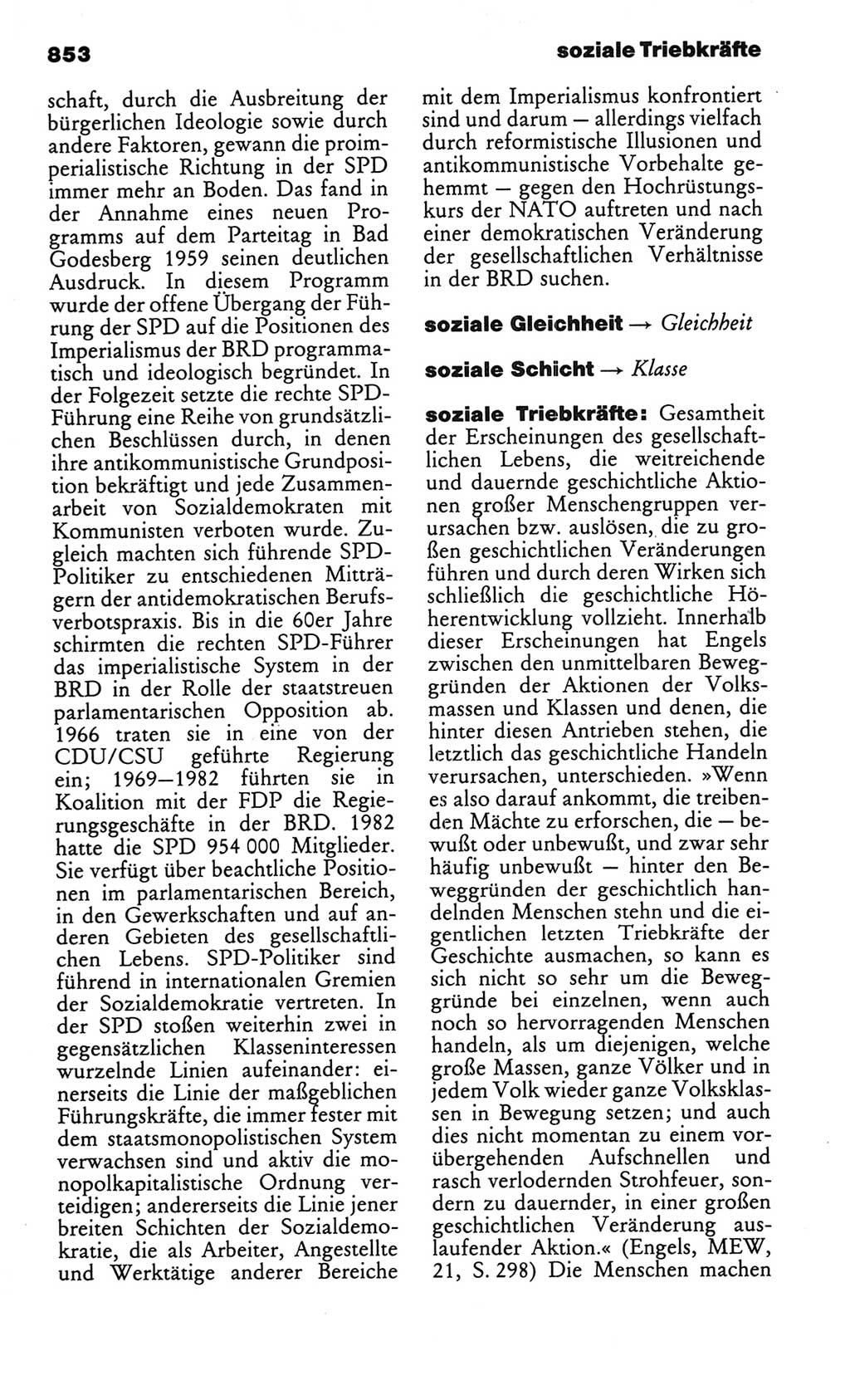 Kleines politisches Wörterbuch [Deutsche Demokratische Republik (DDR)] 1986, Seite 853 (Kl. pol. Wb. DDR 1986, S. 853)