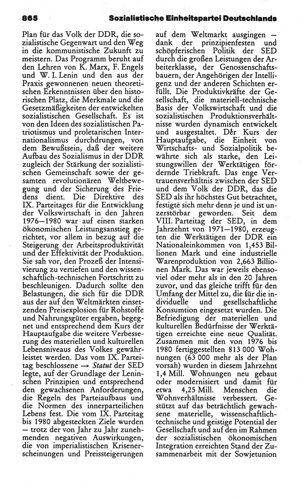 Kleines politisches Wörterbuch [Deutsche Demokratische Republik (DDR)] 1986, Seite 865 (Kl. pol. Wb. DDR 1986, S. 865)