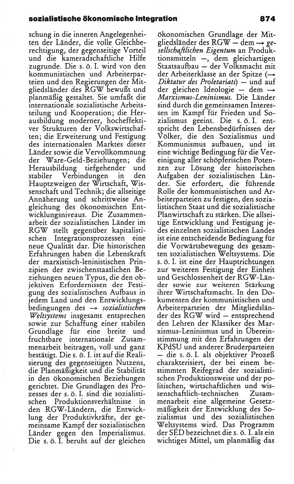 Kleines politisches Wörterbuch [Deutsche Demokratische Republik (DDR)] 1986, Seite 874 (Kl. pol. Wb. DDR 1986, S. 874)